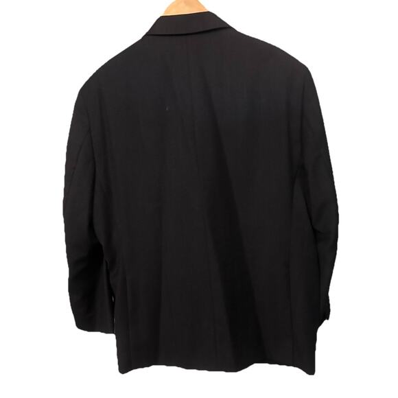 Pronto Uomo Platinum Men's 48R Dark & light Gray 100% Wool Blazer Suit Jacket - Picture 4 of 9